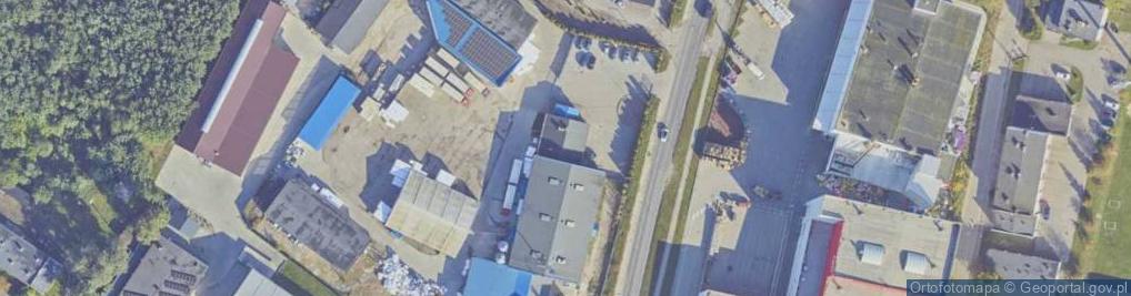 Zdjęcie satelitarne Zakład Produkcyjno Budowlany