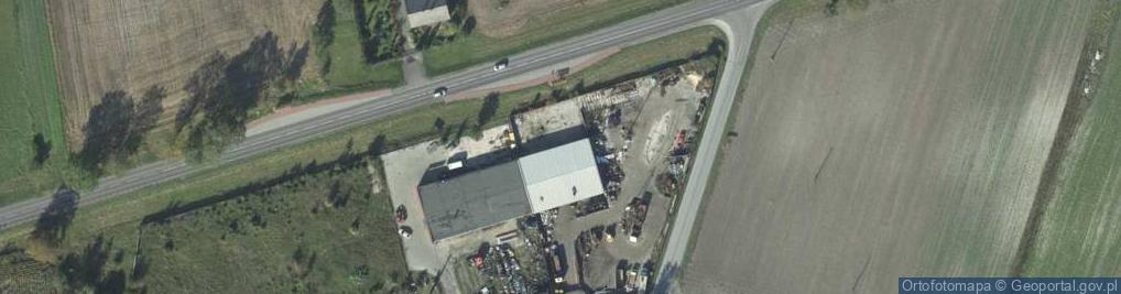 Zdjęcie satelitarne Zakład Produkcyjno - Handlowo - Usługowy Alex - Bis Sławomir Skiba