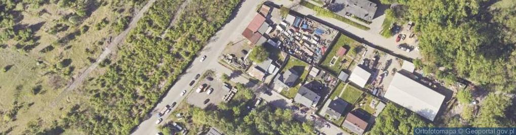 Zdjęcie satelitarne Zakład Produkcyjno Usługowy Brakot Kot Henryk Kot Norbert