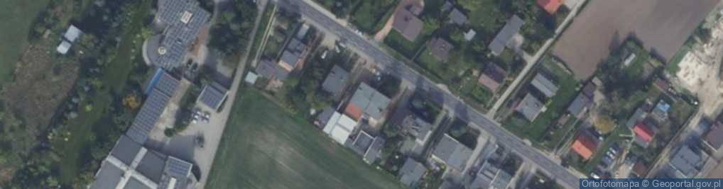 Zdjęcie satelitarne Zakład Produkcyjno Usługowy Gaj