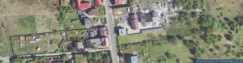 Zdjęcie satelitarne Zakład Produkcyjno-Usługowy Kam - Bet Import - Export