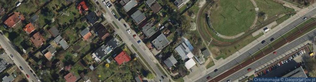 Zdjęcie satelitarne Zakład Produkcyjno Usługowy Ławicka
