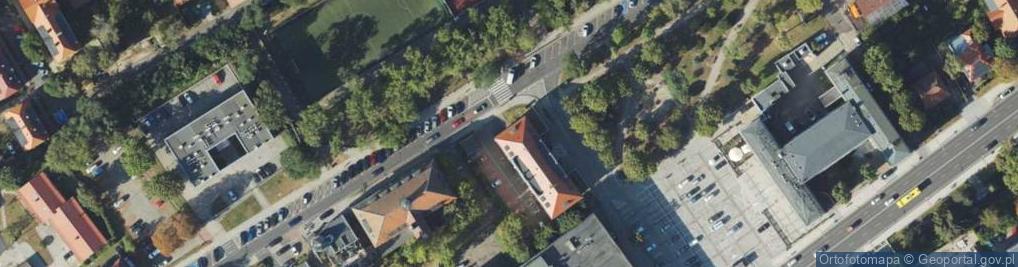 Zdjęcie satelitarne Zakład Projektowania i Nadzoru Budowlanego