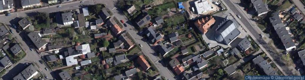 Zdjęcie satelitarne Zakład Projektowania i Nadzoru Efekt Bud