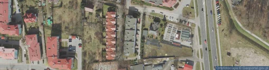 Zdjęcie satelitarne Zakład Projektowania Opiniowania i Nadzoru Budowlanego Arbis