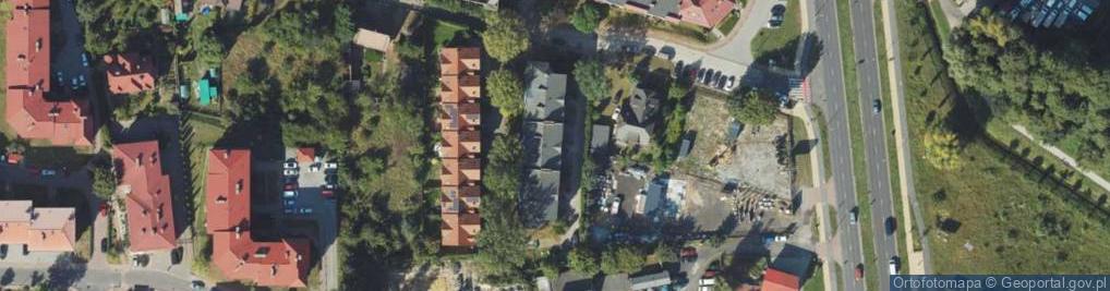 Zdjęcie satelitarne Zakład Projektowania Opiniowania i Nadzoru Budowlanego Arbis