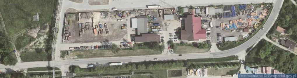 Zdjęcie satelitarne Zakład Projektowo Usługowy Radix