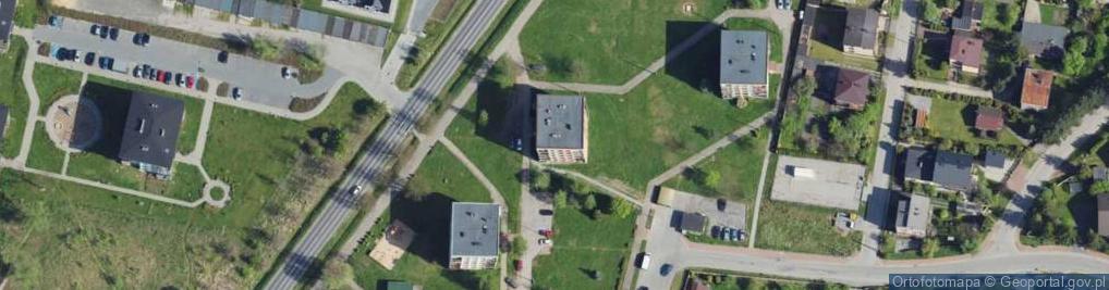 Zdjęcie satelitarne Zakład Przerobu Surowców Wtórnych