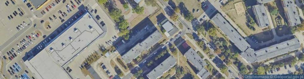 Zdjęcie satelitarne Zakład Robót Budowlanych Hen Bud