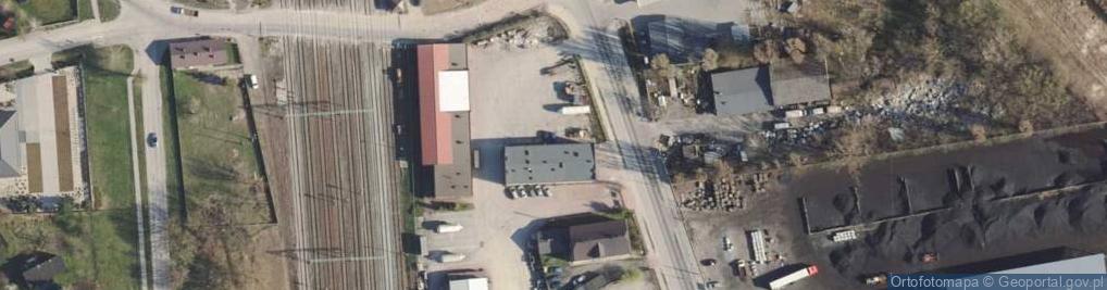 Zdjęcie satelitarne Zakład Transportowo Sprzętowo Budowlany Szymbud