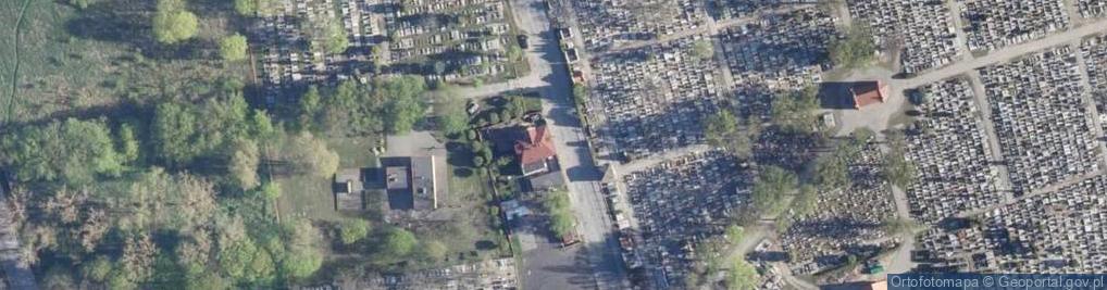 Zdjęcie satelitarne Zakład Usług Cmentarnych