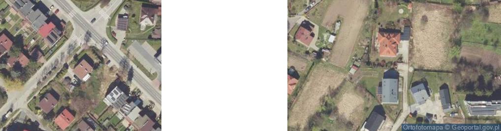 Zdjęcie satelitarne Zakład Usług Geodezyjnych Plangeo
