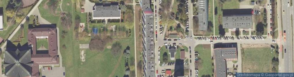 Zdjęcie satelitarne Zakład Usług Malarsko Tapeciarskich Maja Józef