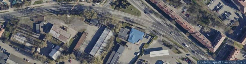 Zdjęcie satelitarne Zakład Usług Metalowych i Budowlanych Met-Bud Jan Sapieszko