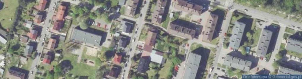 Zdjęcie satelitarne Zakład Usług Projektowych i Nadzoru Budowlanego Oskar Wolny