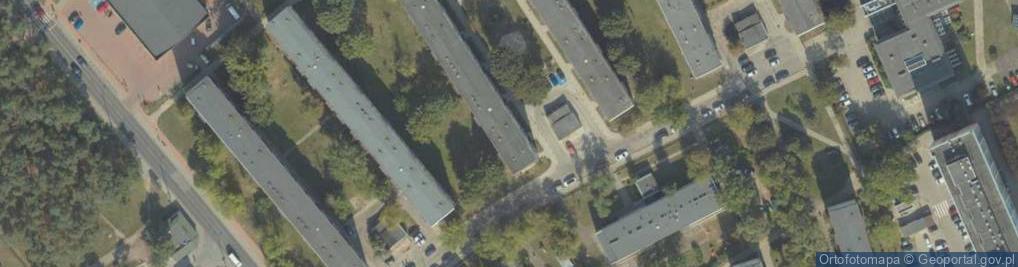 Zdjęcie satelitarne Zakład Usług Teletechnicznych Perfekt Sikorski Chlewowski