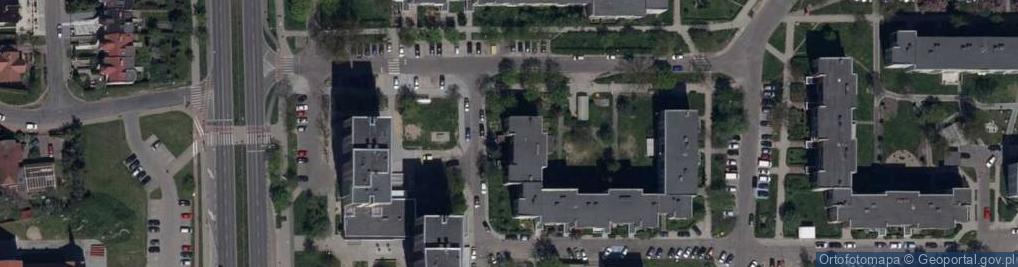 Zdjęcie satelitarne Zakład Usługowo-Handlowy Grażyna Markiewicz