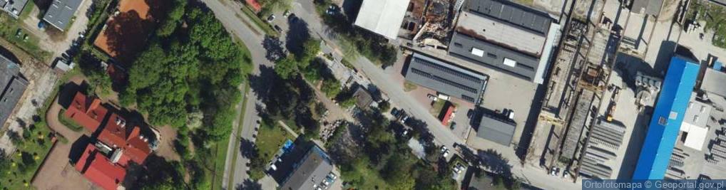 Zdjęcie satelitarne Zakład Usługowo - Handlowy Jandik Janusz Szlapański
