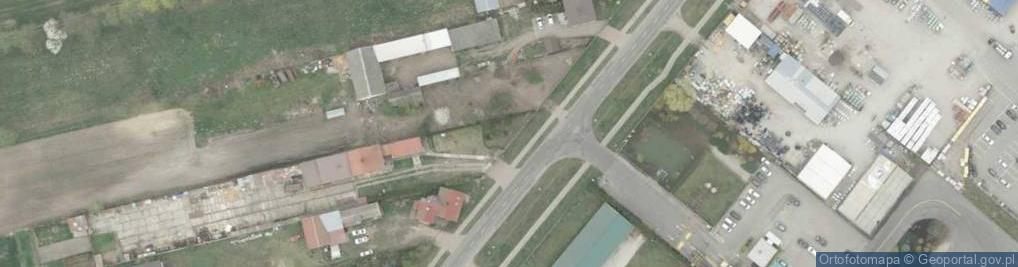 Zdjęcie satelitarne Zakład Usługowo Handlowy Składnica Złomu Pojazdów Jan Łuba