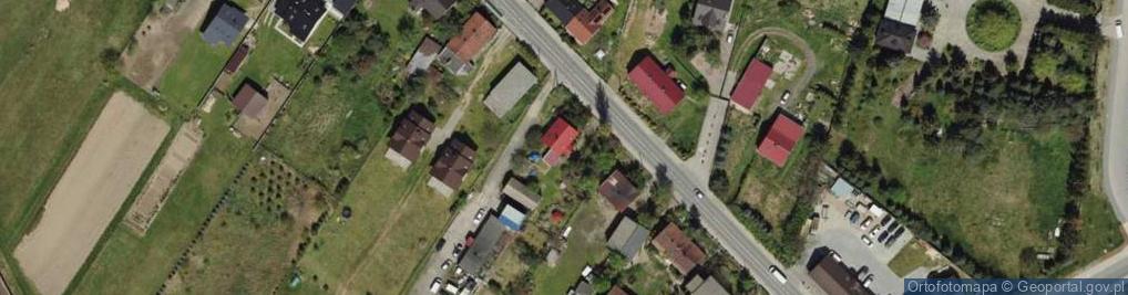 Zdjęcie satelitarne Zakład Usługowo - Handlowy Załęski Robert