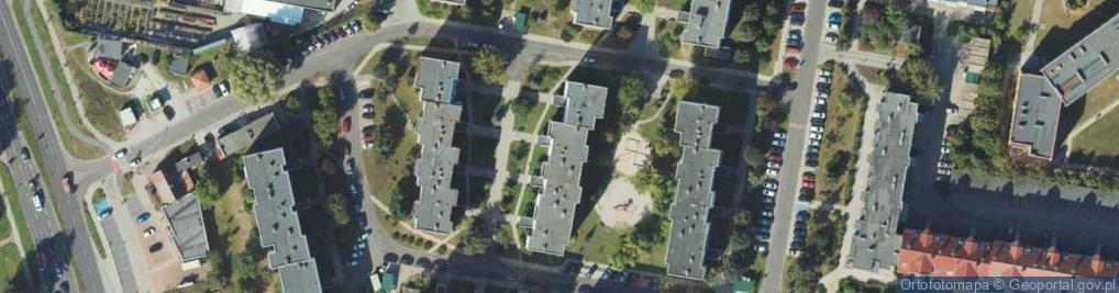 Zdjęcie satelitarne Zakład Usługowo Handlowy