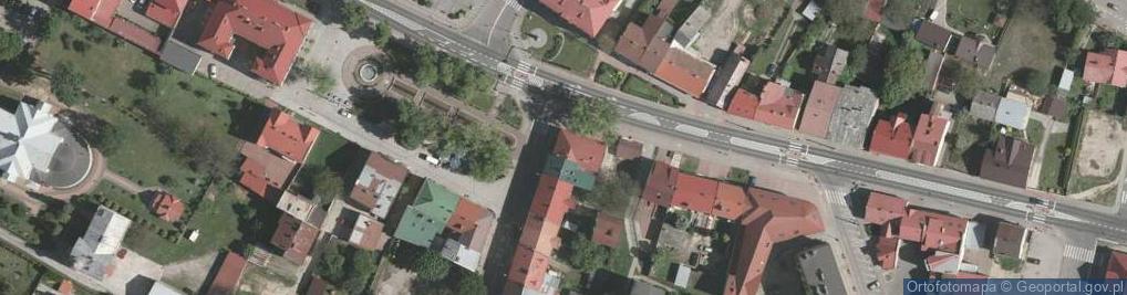 Zdjęcie satelitarne Zakład Usługowy Projektowanie Nadzór Inwetorski Budownictwo Drogowe Józef Gwóźdź.