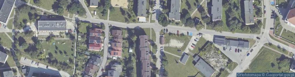 Zdjęcie satelitarne Zakład Usługowy Wywozu Nieczystości Porządek Zacharz Wojciech Maszewski Andrzej