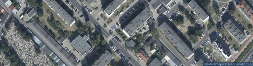 Zdjęcie satelitarne Zakład Wielobranżowy Ev-Ka Ewa Człapa