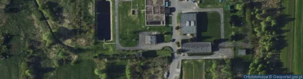 Zdjęcie satelitarne Zakład Wodociągów i Kanalizacji w Tuszynie