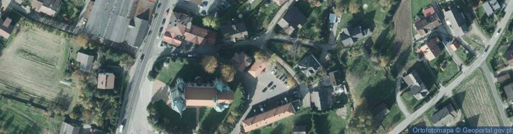 Zdjęcie satelitarne Zakład Wodociągów i Kanalizacji w Wilamowicach