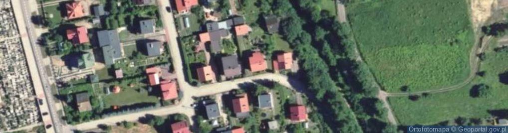 Zdjęcie satelitarne Zakład Wydobycia i Sprzedaży Kredy Jeziornej Wądzyń II Adam Nowakowski Rozalia Nowakowska