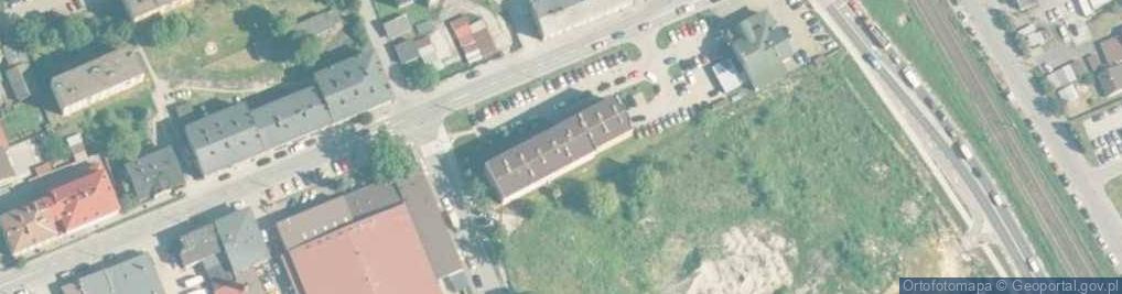 Zdjęcie satelitarne Zakładowa OSP przy Fabryce Urządzeń Mechanicznych i Sprężyn Fumis Bumar w Wadowicach