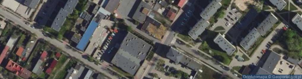 Zdjęcie satelitarne Zakłady Przemysłu Odzieżowego Emkon