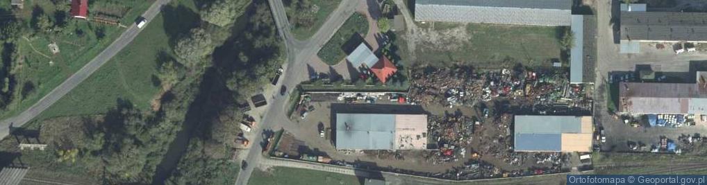 Zdjęcie satelitarne Zakłady Zbożowo - Młynarskie