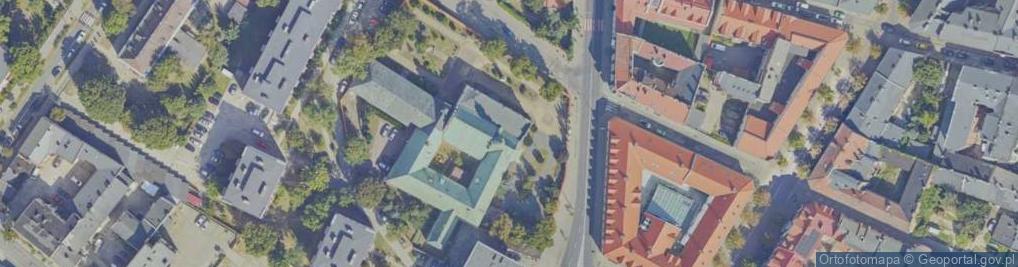 Zdjęcie satelitarne Zakon Braci Mniejszych /Ofm/ Klasztor Franciszkanów we Włocławku