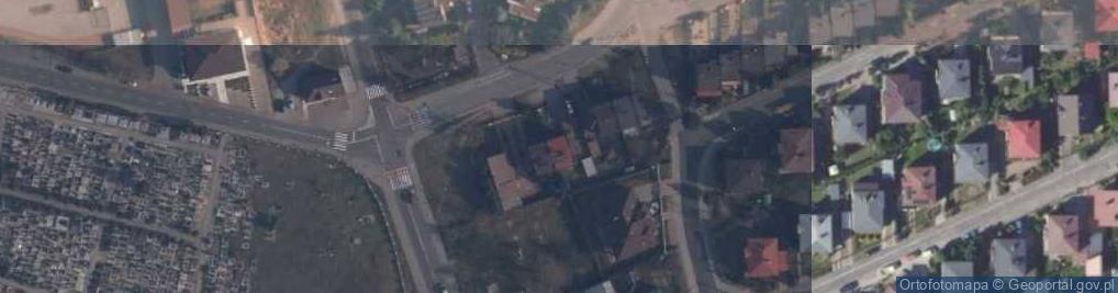 Zdjęcie satelitarne Zarębski Sławomir Hurt Detal Art Rolno Spożywcze Handel Obwoźny