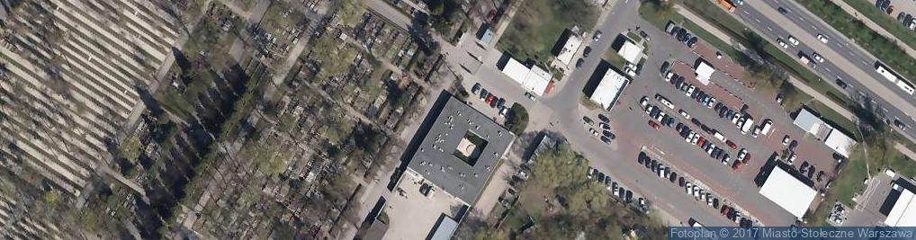 Zdjęcie satelitarne Zarząd Cmentarzy Komunalnych