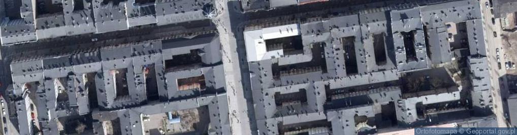 Zdjęcie satelitarne Zarząd Nieruchomości przy ul Piotrkowskiej 16