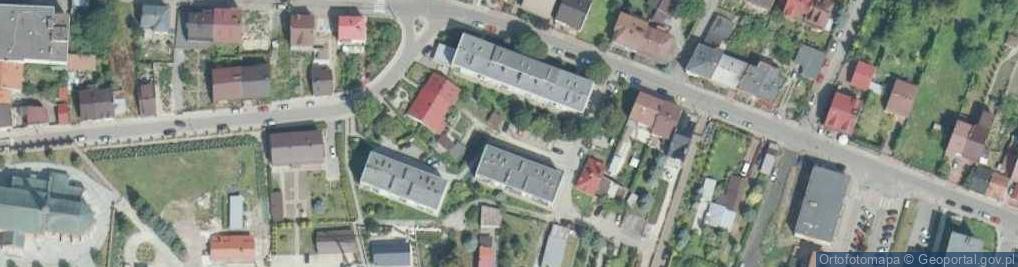 Zdjęcie satelitarne Zarząd Wspólnoty Miesz.Bud.nr 24 A przy ul.Królewskiej w Proszowicach