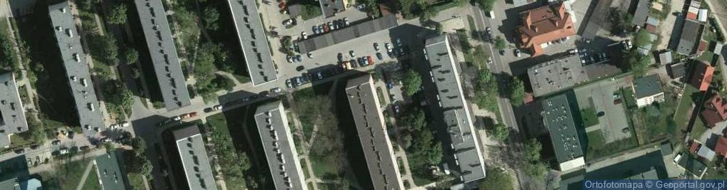 Zdjęcie satelitarne Zarząd Wspólnoty Mieszkaniowej Bloku nr 55 w Leżajsku