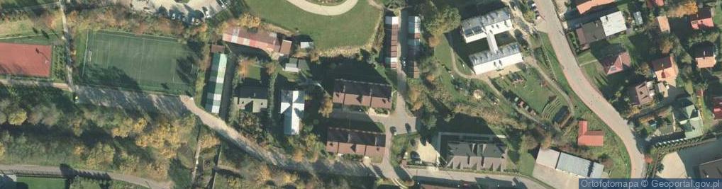 Zdjęcie satelitarne Zarząd Wspólnoty Mieszkaniowej Budynku nr.18 przy ul.Reymonta w Krynicy