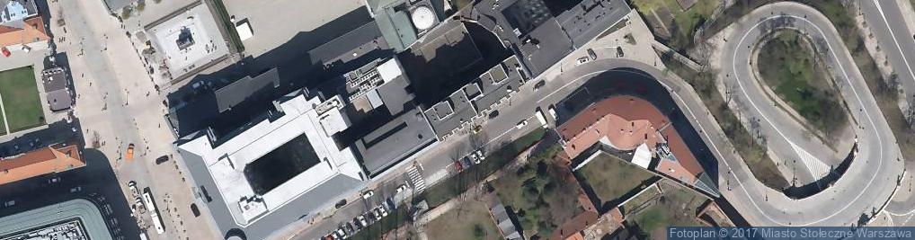 Zdjęcie satelitarne Zarząd Wspólnoty Mieszkaniowej Nieruchomości przy ul.Karowej 18A