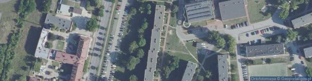 Zdjęcie satelitarne Zarząd Wspólnoty Mieszkaniowej Nieruchomości przy ul.Warszawskiej 30