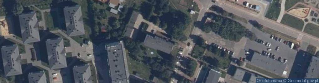 Zdjęcie satelitarne Zarząd Wspólnoty Mieszkaniowej przy ul.Modlińskiej 27 Wieliszew
