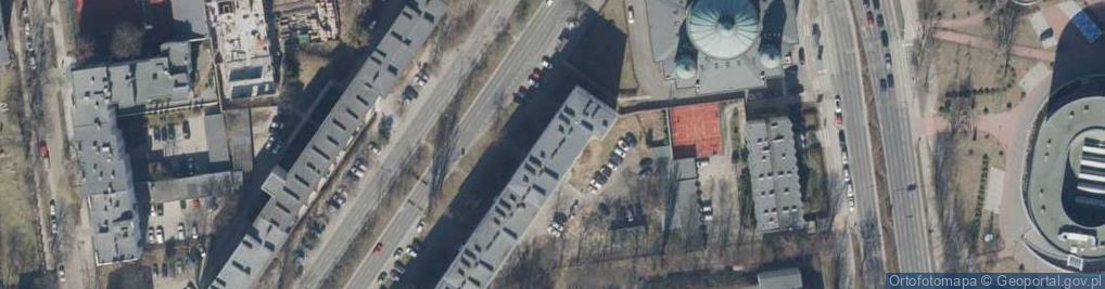 Zdjęcie satelitarne Zarząd Wspólnoty Mieszkaniowej Uniwersytecka 33/35