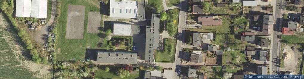 Zdjęcie satelitarne Zasadnicza Szkoła Zawodowa Lna nr 2 w Strzelnie