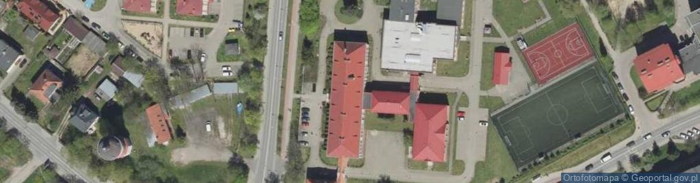 Zdjęcie satelitarne Zasadnicza Szkoła Zawodowa nr 8 w Ełku