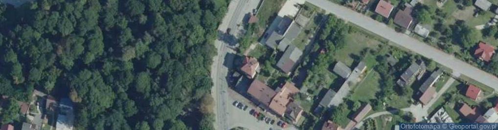 Zdjęcie satelitarne Zasadnicza Szkoła Zawodowa w Łopusznie