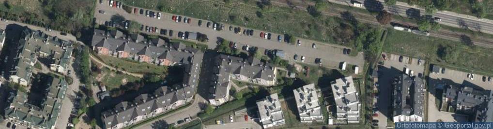 Zdjęcie satelitarne Zawadzka A., Wrocław