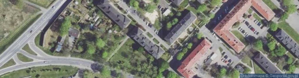 Zdjęcie satelitarne Zbigniew Matracki Przedsiębiorstwo Wielobranżowe Matra
